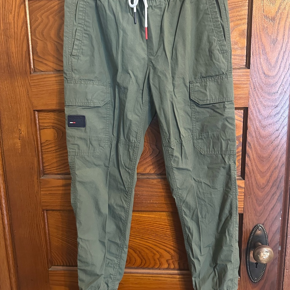 Tommy Hilfiger Forest Green Cargo Pants